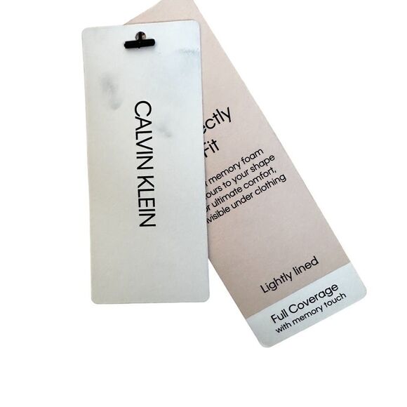 Calvin Klein ~Nude Bra~ size 36C ~ Lightly Lined ~Full Coverage w/ Memory Touch - Picture 5 of 6